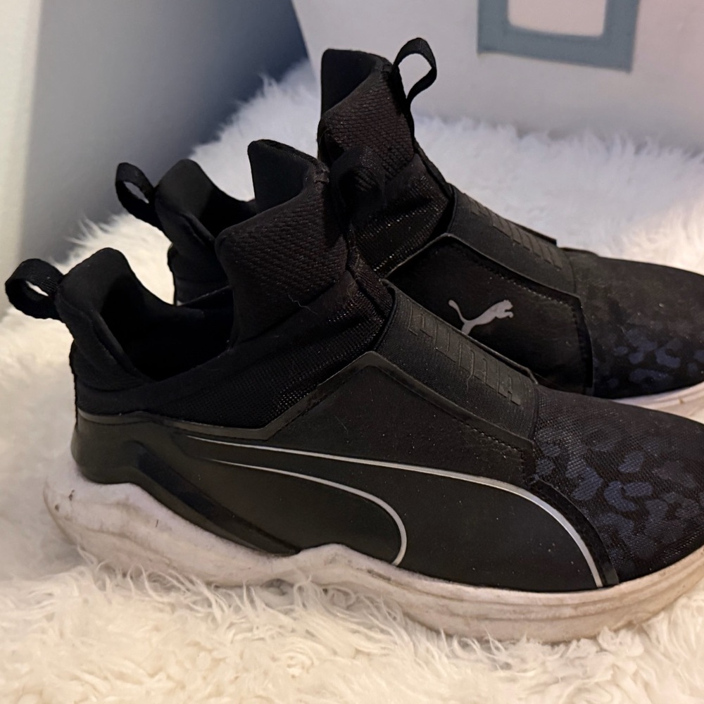 PUMA Womens Fierce 2 Reflective Slip On Training Sneakers Shoes - Black Size 7.5